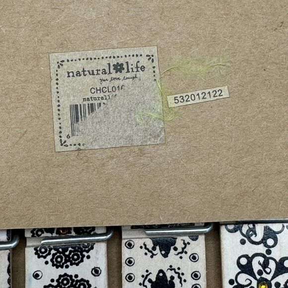 Natural Life Chip Clips Floral Magnetic Clothes Pins for Chips Rhinestones 4 New - Picture 4 of 4